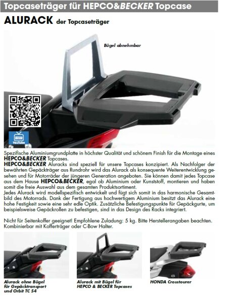 Hepco & Becker Alurack KTM 1190 Adventure / R
