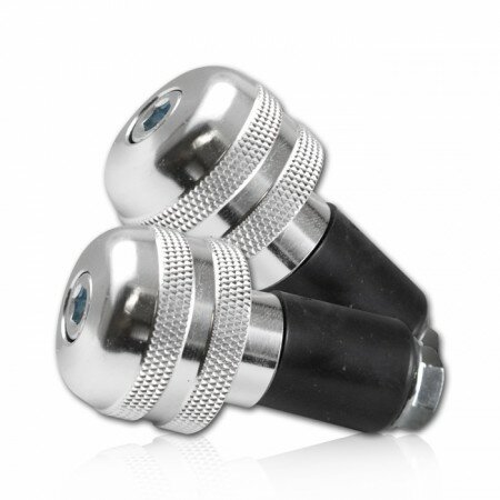 Lenkergewichte | ALU | silber | Ø außen 28mm für Stahllenker 7/8"-22 mm | 55 Gramm