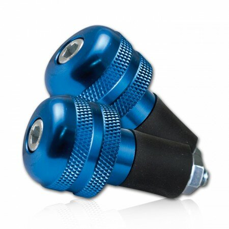 Lenkergewichte | Alu | blau | Ø außen 28mm für Stahllenker 7/8"-22 mm | 55 Gramm