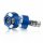 Lenkergewichte "LOGO" | Alu 6061 | blau