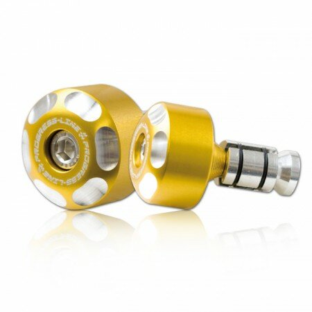 Lenkergewichte "LOGO" | Alu 6061 | gold