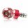 Lenkergewichte "LOGO" | Alu 6061 | rot