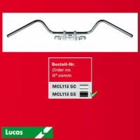 Stahllenker "Touring Low", Stahl, schwarz 7/8...