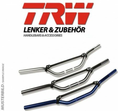 Alulenker "Offroad High" | silber/chrom InnenØ=14mm | 7/8 ZOLL (22mm) | 797mm