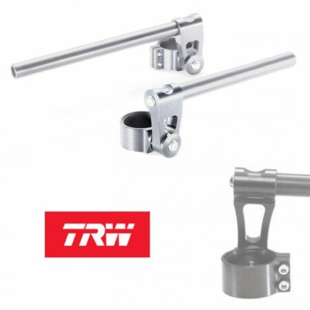 erhöhter Sportlenker Relaxbar, Kit, silber Komplettset mit 60mm Erhöhung+ Stummel: 250mm