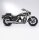 Miller Street Line K  Euro 3 Slip-On Auspuff für Yamaha XVS 950 MS