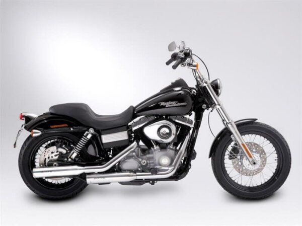 Miller Nebraska  Euro 3 Slip-On Auspuff für Harley Davidson Super Glide Custom