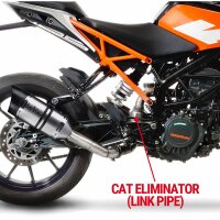 LeoVince CAT ELIMINATOR (LINK PIPE)  KTM RC 125 Baujahr 2017-