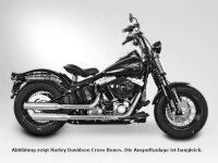 Miller Hunter  Euro 3 Slip-On Auspuff für Harley Davidson Deluxe
