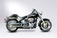 Miller Montana  Euro 3 Slip-On Auspuff  für Harley Davidson Fat Boy / Spezial / S