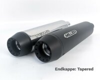Miller Montana II  Euro 4 Slip-On Auspuff  für Harley Davidson Slim