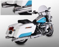 Miller Airlington 107  Euro 4 Slip-On Auspuffanlage  für Harley Davidson Touring Modelle FL3