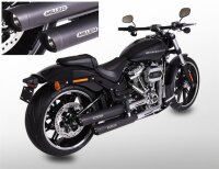 Miller Independence  Euro 4 Slip-On Auspuff für Harley Davidson Breakout