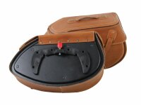 Hepco & Becker Ledertaschen Satteltaschensatz Buffalo sandbraun für C-Bow Träger