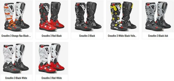 SIDI Crossfire 3 Offroadstiefel - Farbe wählbar