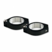 CNC Schellen-Set | Alu-schwarz | Ø 43 mm 2 Schellen