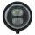 LED-Scheinwerfer "Pearl" 5-3/4" | schwarz matt M10 unten | Glas Ø=143mm | E-geprüft