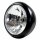 H4-Scheinwerfer "HD-Style" 7" | schwarz-matt Standlicht 4W | unten M12 | E-geprüft