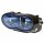 Doppelscheinwerfer "Sirius" | schwarzes Gehäuse 2 x H3 12V/55W | blaues Glas | Halter | E-geprüft