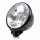 Scheinwerfer "Bates Style" 4,5" | schwarz Bilux 35/35W+Standlicht | unten M10 | E-geprüft