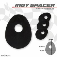 Indy Spacer | Triumph | schwarz | Stahl VPE 4 Stck |...
