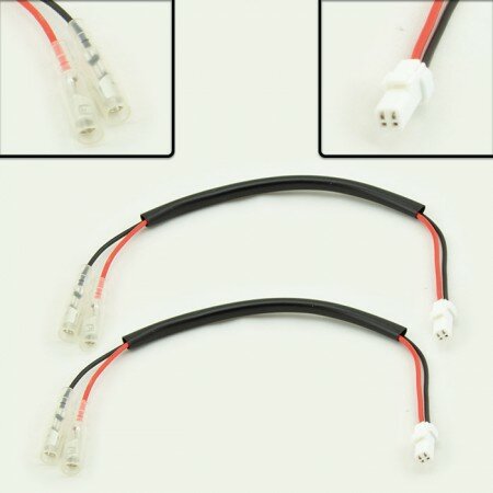 Adapterkabel "Blinker" | Duc/KTM/MV/Suzuki | Paar  Japan-2er Rundstecker weiblich Ø 3,5mm
