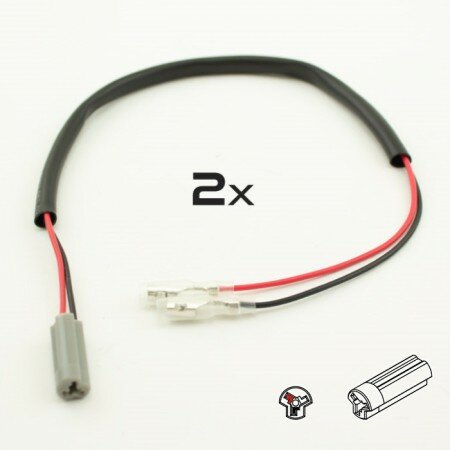 Adapterkabel "Blinker" | Suzuki / Yamaha | Paar MT07/MT09 Import/XSR700/900