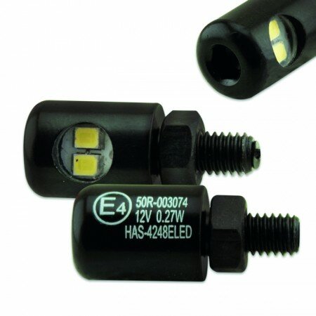 LED Nummernschildbeleuchtung, Blade (schwarz) E-geprüft