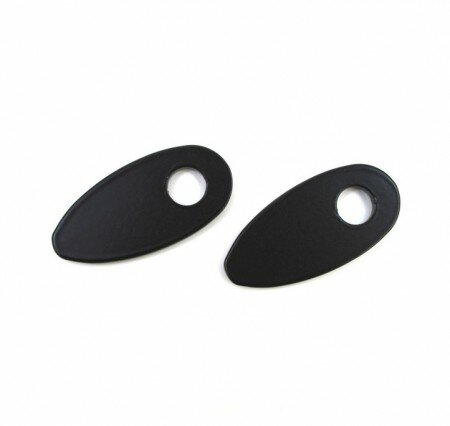 Indy Spacer "Harley Davidson" | schwarz | Stahl  VPE 2 Stck | Maße: L 45  x B 22 mm