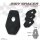 Indy Spacer "GSX-S 1000" | schwarz | stahl | M10 VPE 4 Stck | Maße: L 50 x 34 mm