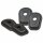 Indy Spacer "Kawasaki" | schwarz | ABS | ISK1 VPE 4 Stck | Maße: L35 x B52 mm