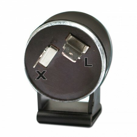 Blinkrelais 2-Polig | 12V | 21W x 3,4W | mechanisc X=geschaltenes Plus, L=Signal