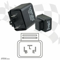 LED Blinkrelais 3-Polig | 12V | 1-100W (B=geschalt Plus...