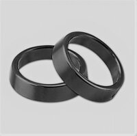 Zierring Alu | Blinker Jack | schwarz | Paar Maße:...