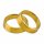 Zierring Alu | Blinker Jack | gold | Paar | Maße: Ø 22,6 x H 5,6 mm | inkl. Montageteile
