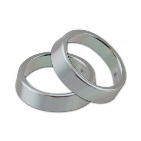 Zierring Alu | Blinker "Jack" | Paar Maße: Ø 22,6 x H 5,6 mm | inkl. Montageteile