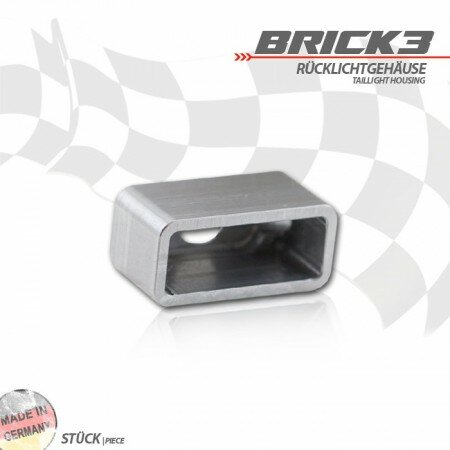 Einschweissgehäuse für LED-Einbaurücklicht 284298 284299 Brick3" | Maße B 31,5 x H 14,5 x T 16