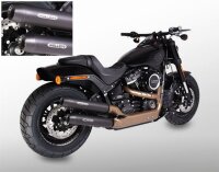 Miller Independence  Euro 4 Slip-On Auspuff  für Harley Davidson Fat Bob