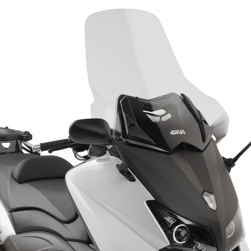 GIVI Windschild transparent, >560 mm hoch, 610 mm breit für Yamaha T-Max 530 (12-16). mit ABE