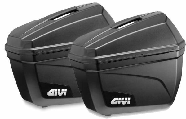 GIVI E22 Cruiser Seitenkoffer-Satz Monokey schwarz matt / Max Zuladung 5 kg