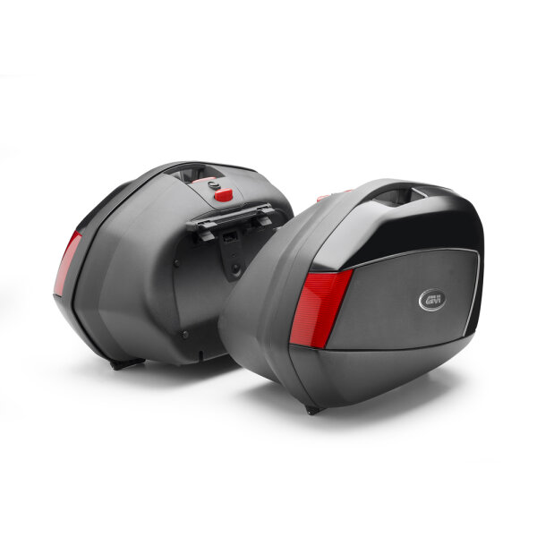 GIVI V35 - Seitenkoffer-Satz Monokey® SIDE mit Cover schwarz uni / Max. Zuladung 10 kg