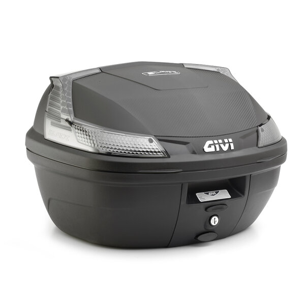 GIVI B37 BLADE Tech - Monolock Topcase mit Platte schwarz matt / Max Zuladung 3 kg