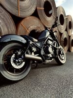 Miller Custom  Euro 4 Slip-On Auspuffanlage  für Honda CMX 500 Rebel