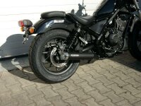 Miller Custom  Euro 4 Slip-On Auspuffanlage  für Honda CMX 500 Rebel