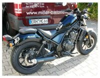Miller Custom II | Euro 5 Slip-On Auspuffanlage   f&uuml;r Honda CMX 500 Rebel