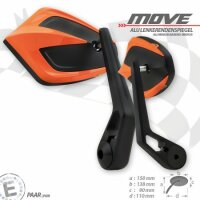 Lenkerendenspiegel "MOVE" | M6 Universal | orange