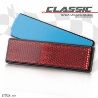 Reflektor "Classic" | rechteckig | rot | mit...