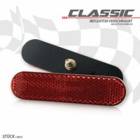 Reflektor "Classic" | abgerundet | rot | ohne...