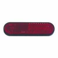 Reflektor "Classic" | abgerundet | rot | mit...