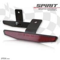 Reflektor-Set "Spirit" | rot | 6-eckig | mit...